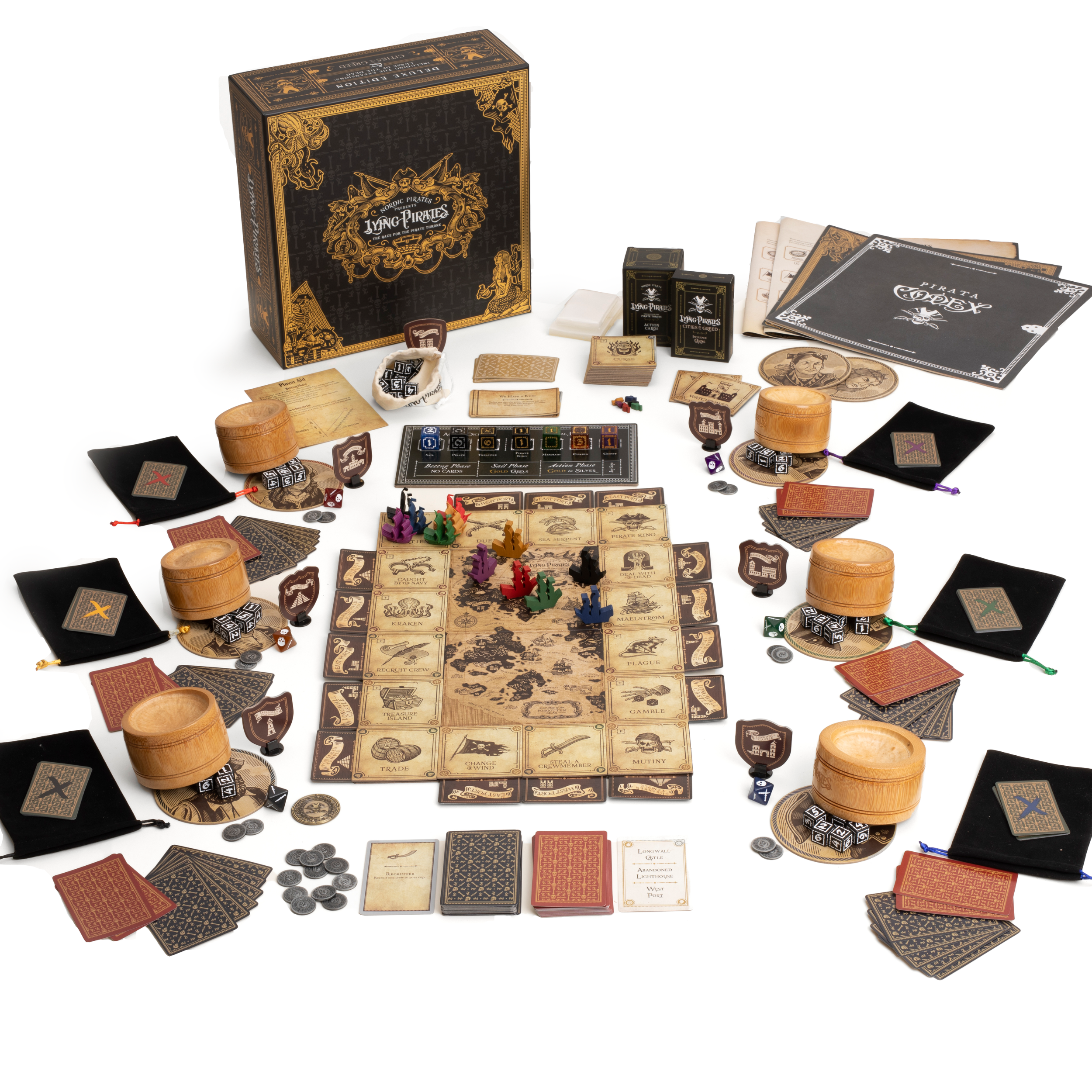 Lying Pirates - Deluxe Big Box - The Race for the Pirate Throne
