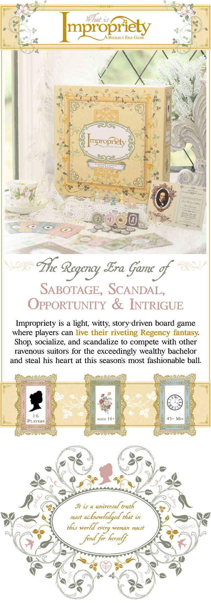 Impropriety: A Regency Era Game