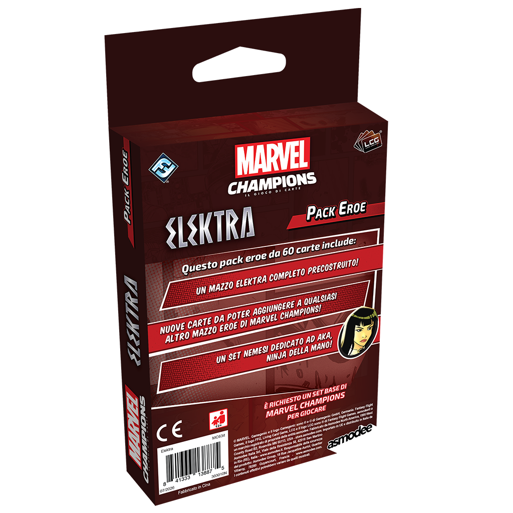 Marvel Champions LCG - Elektra (Pack Eroe)