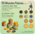 A Wild Venture Wooden Tokens Set