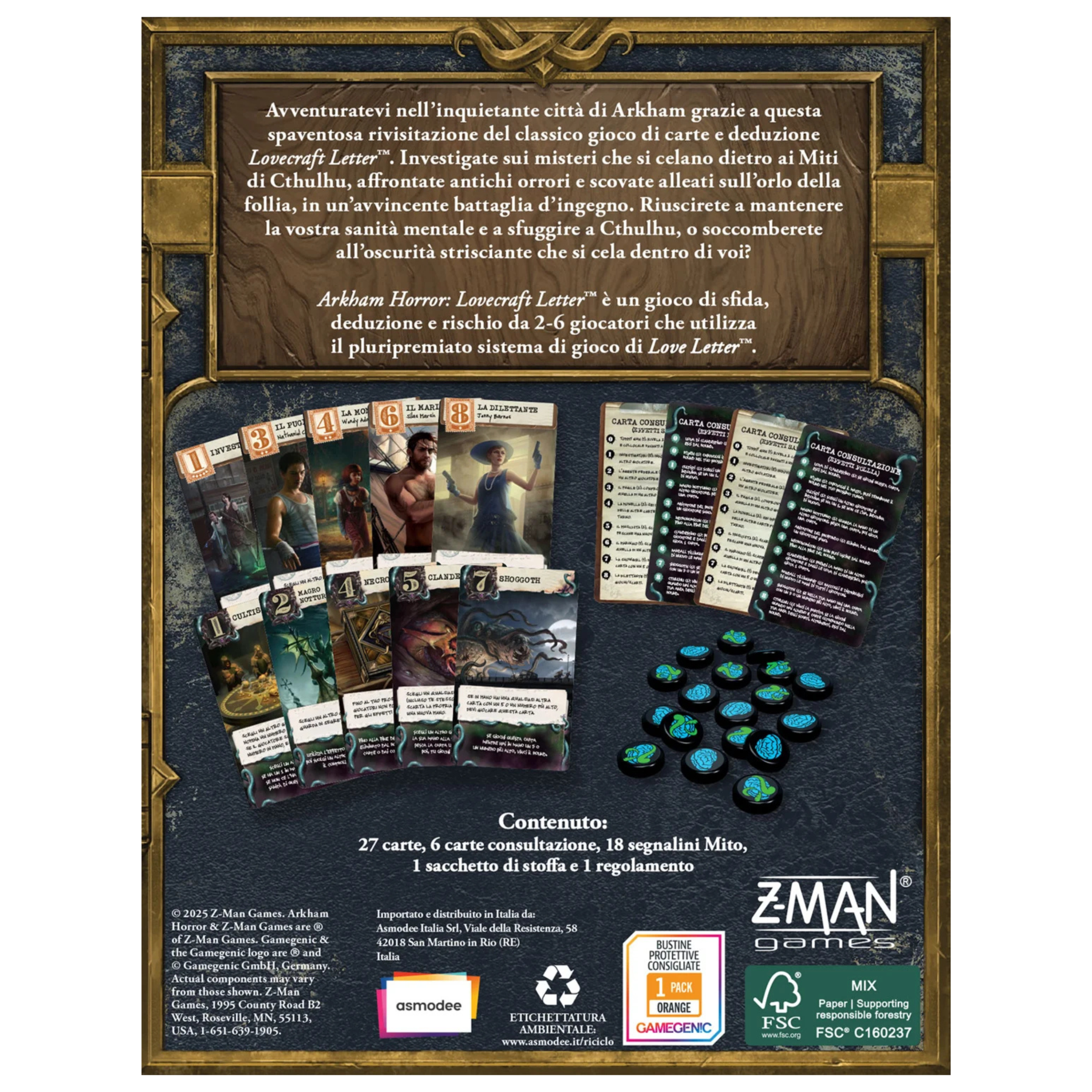 Arkham Horror Lovecraft Letter