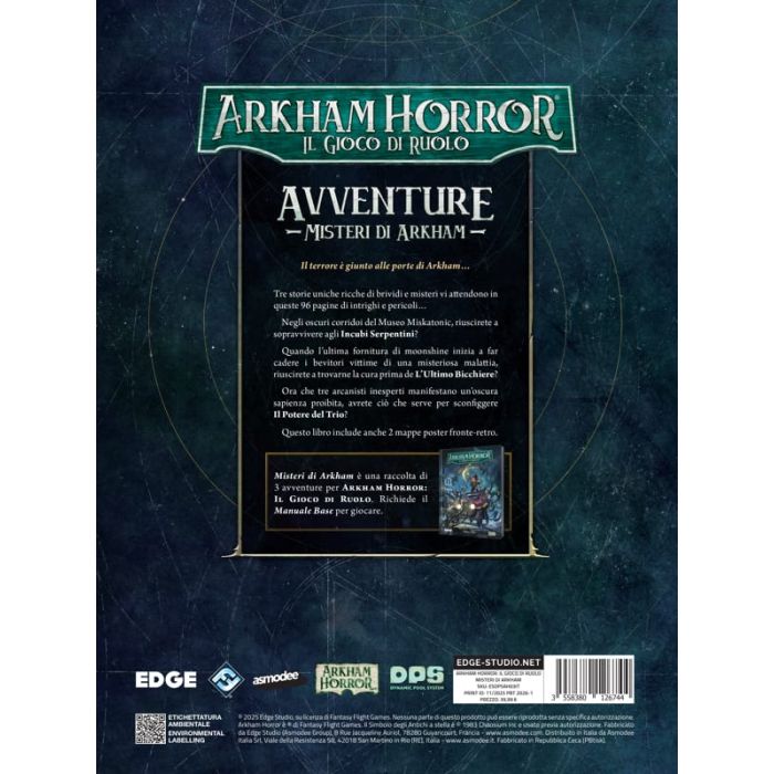 Arkham Horror - Il Gioco di Ruolo - Misteri di Arkham