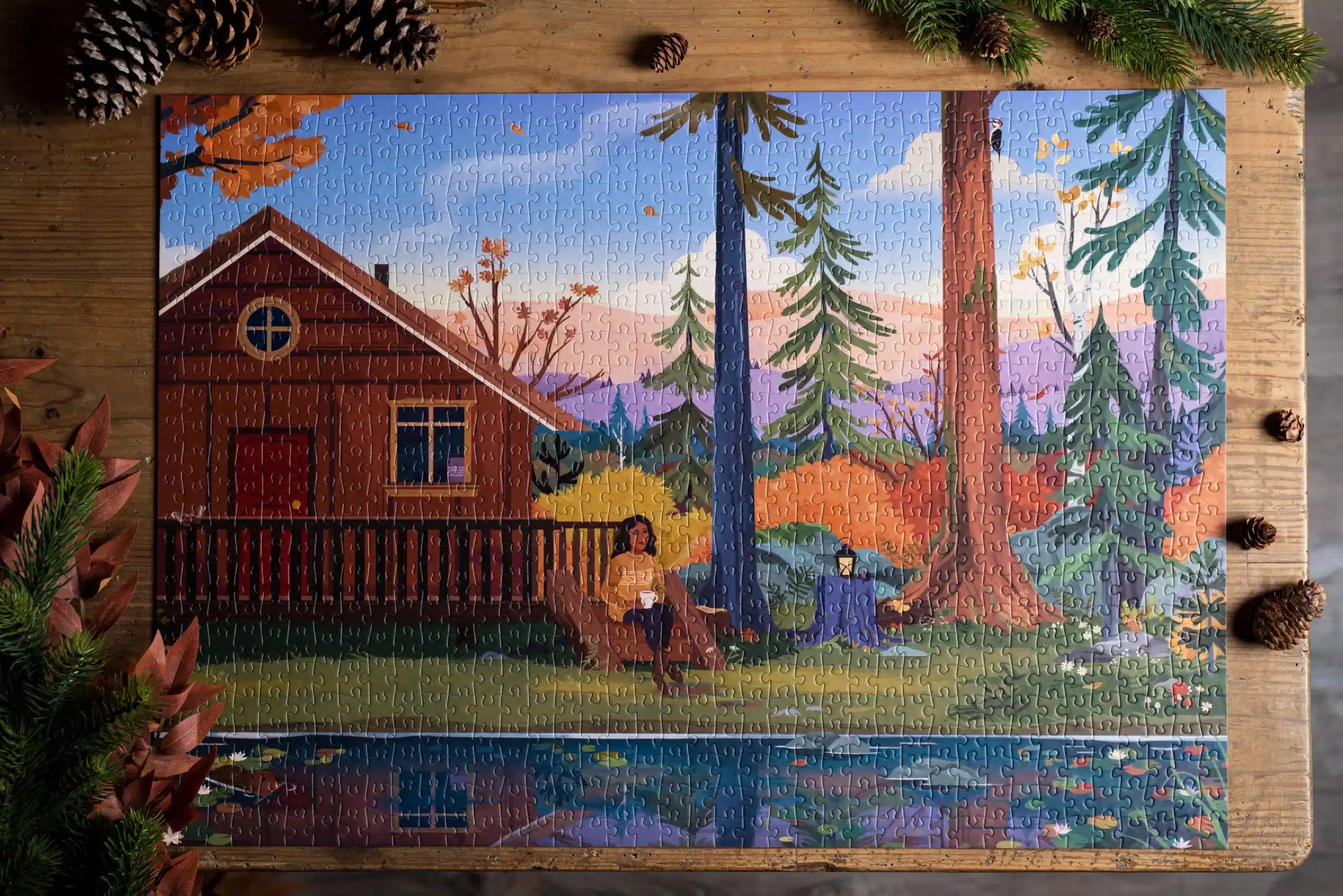 Puzzle Autumn Cottage 1000 pz