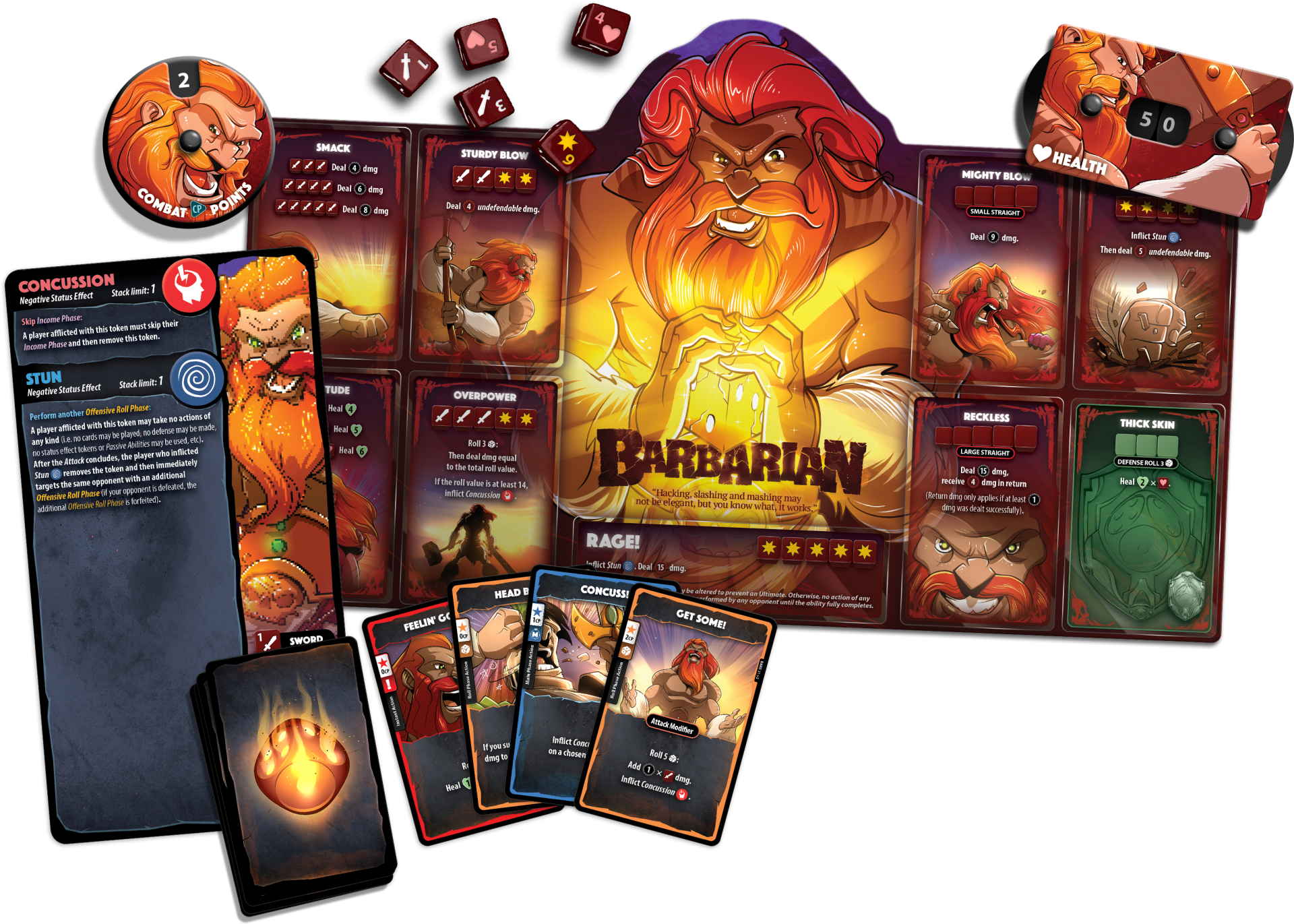 Dice Throne Hero Pack Barbarian