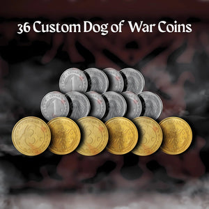 Dogs of War Deluxe Custom Metal Coins