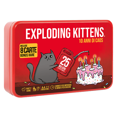 Exploding Kittens - 10 Anni di Caos
