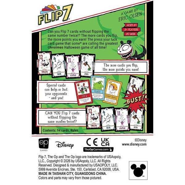 Flip 7 Nightmare Before Christmas