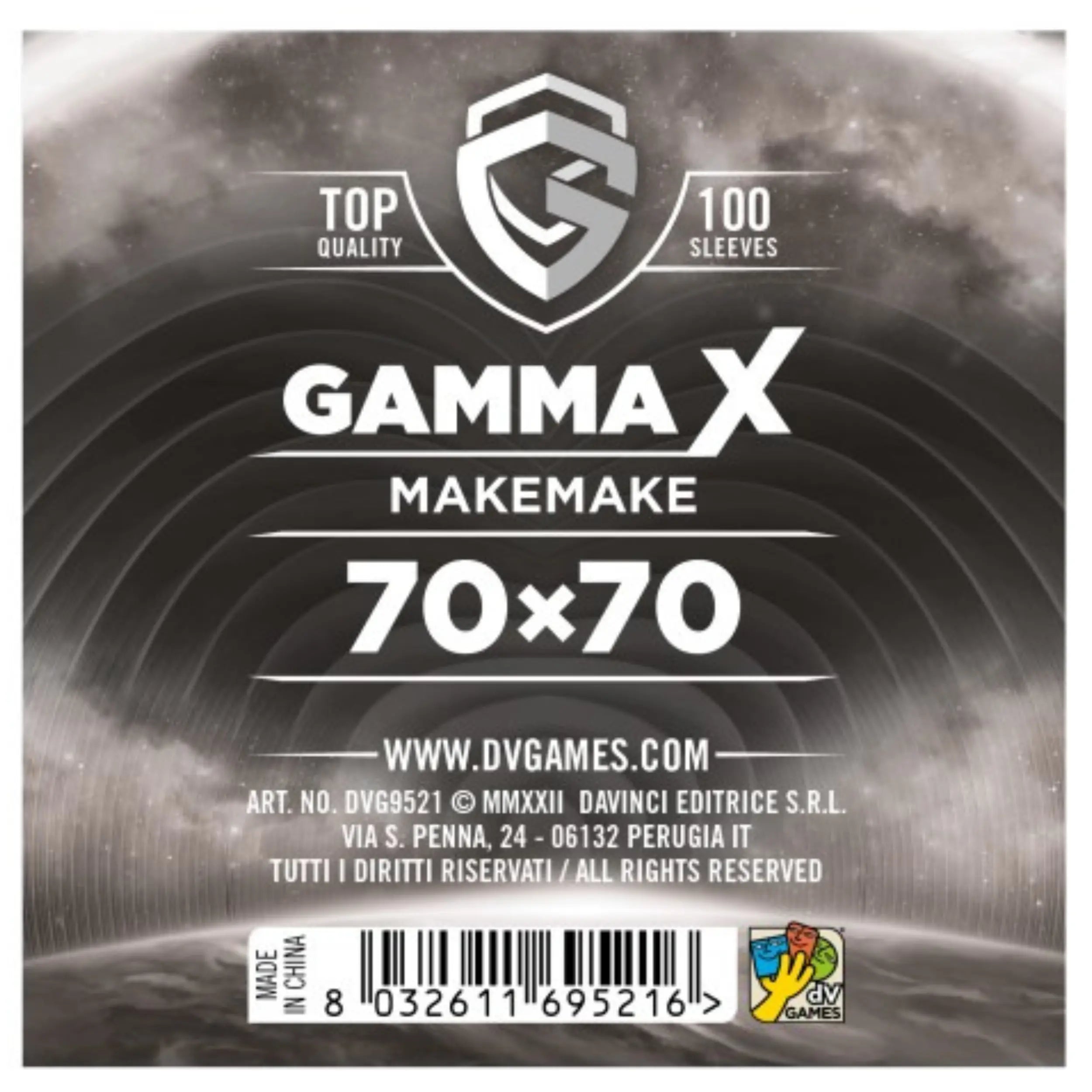 70x70 card sleeves Gamma X Makemake 70x70 – Square Card Protective Sleeves – FroGames