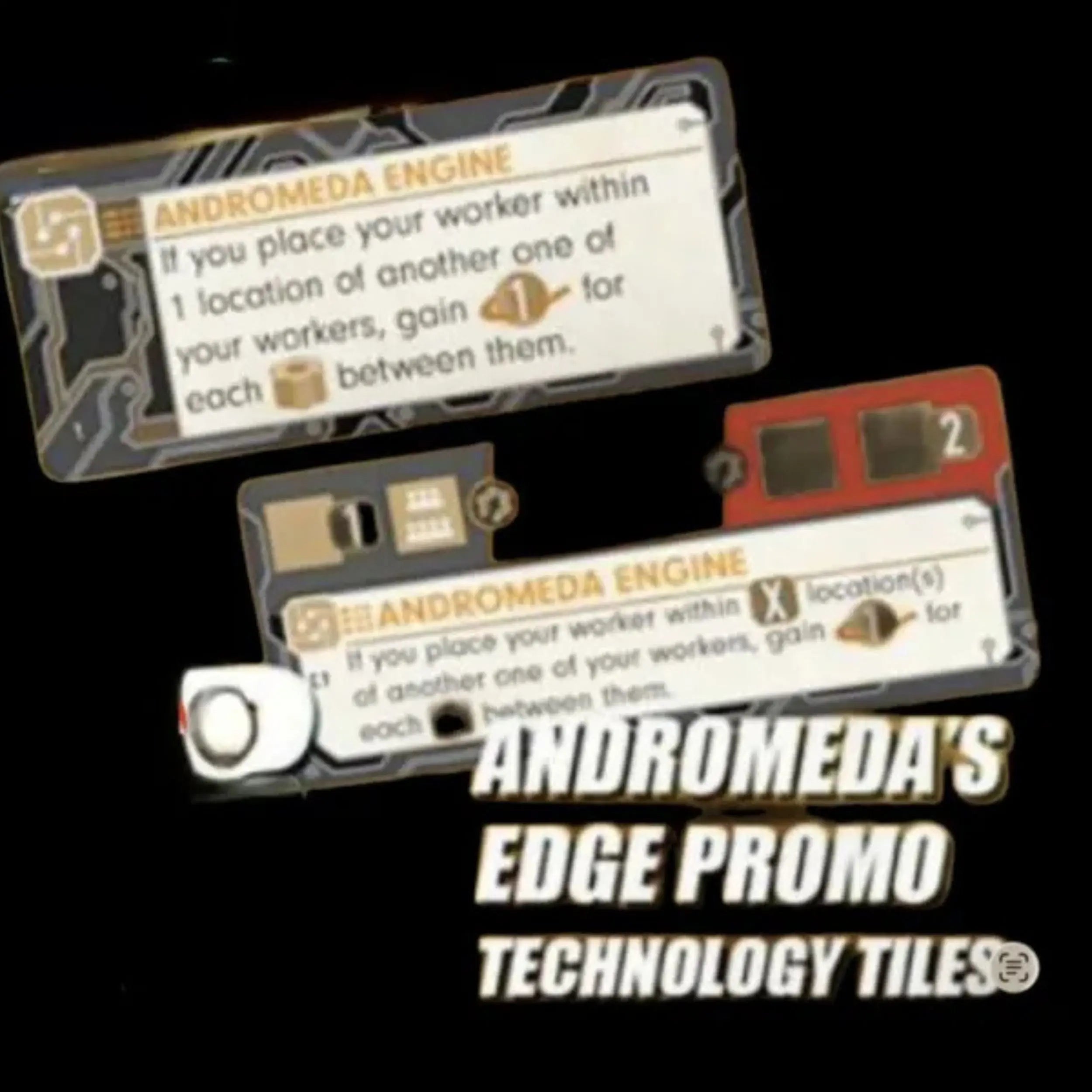 Galactic Cruise: Andromeda's Edge Promo Technology Tiles
