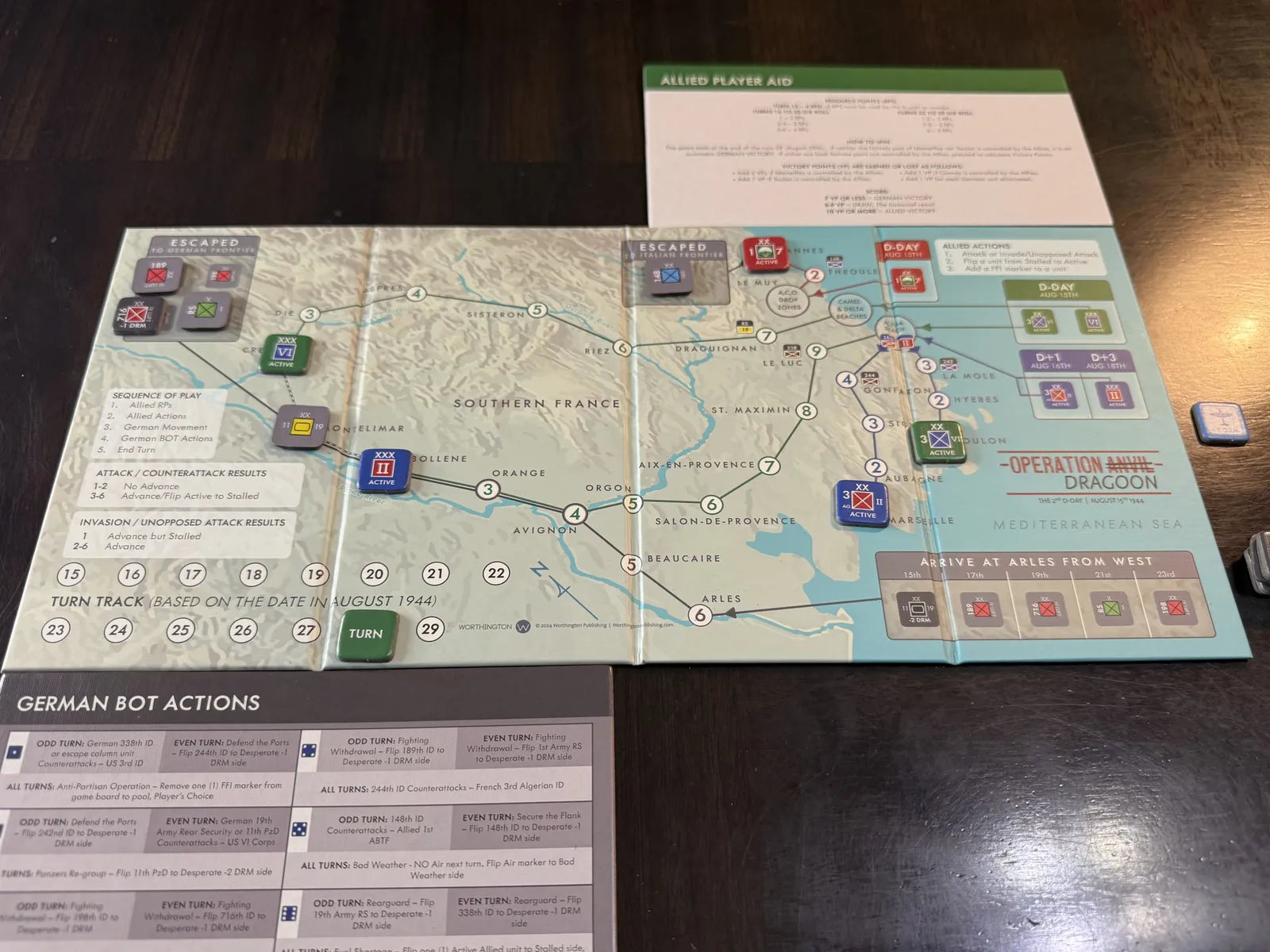 Operations Dragoon 1944 - Travel Game