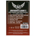 Premium Mini Chimera Game Sleeves 43 X 65 MM (50 Pack) (Dark Red)