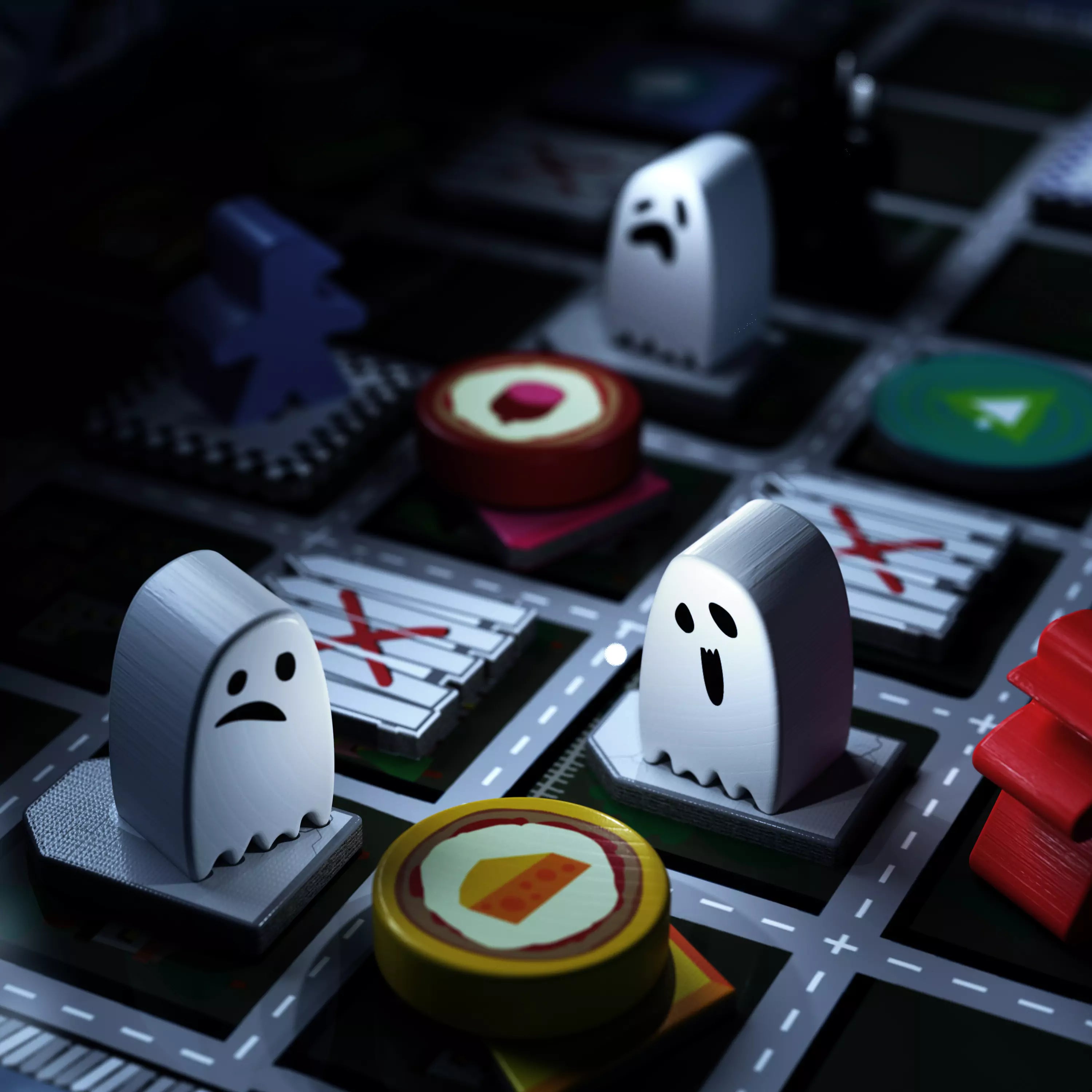 Psychic Pizza Deliverers Go to the Ghost Town
