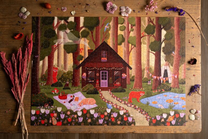 Puzzle Aurore Des Bois 1000 pz