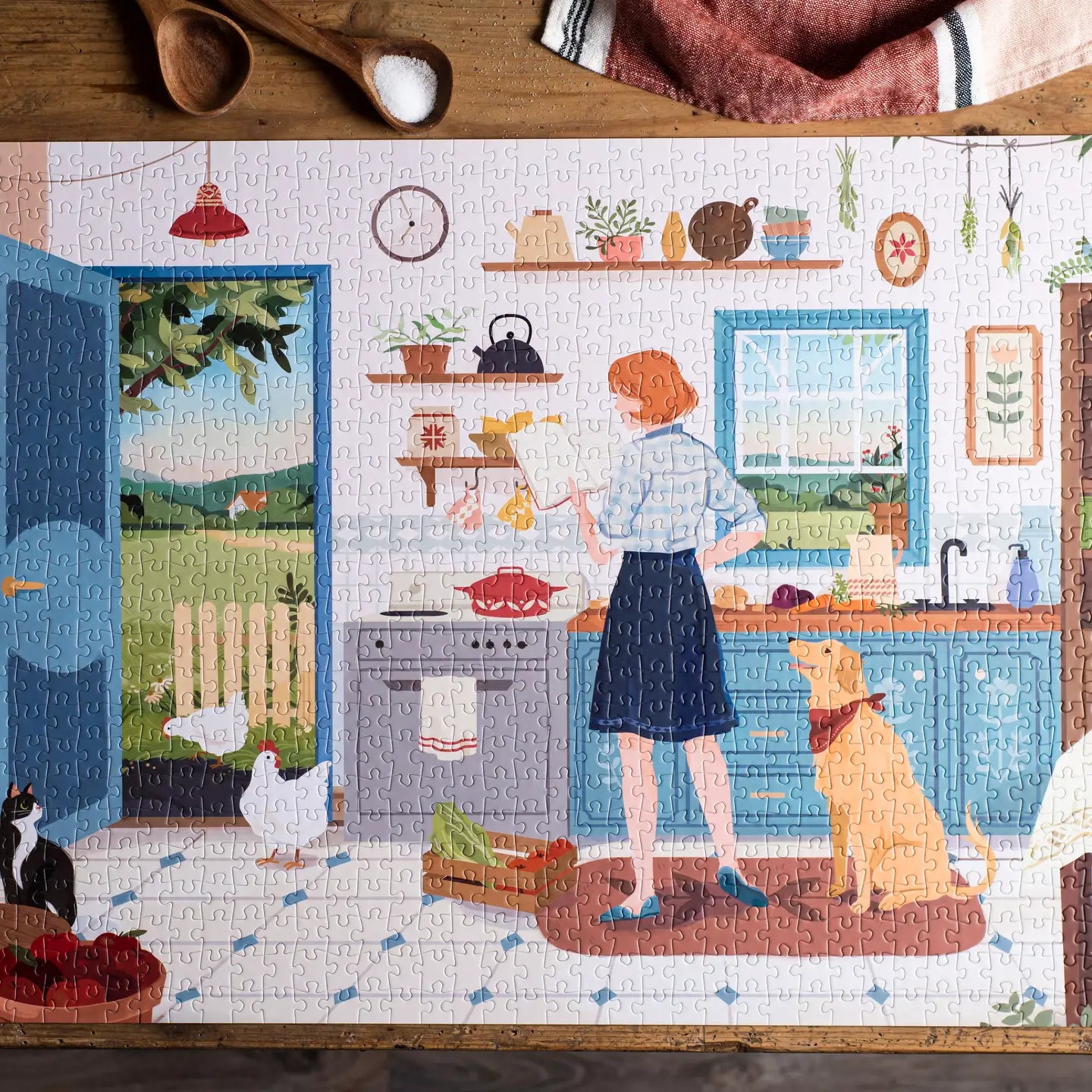 Puzzle Country Kitchen 1000 pz