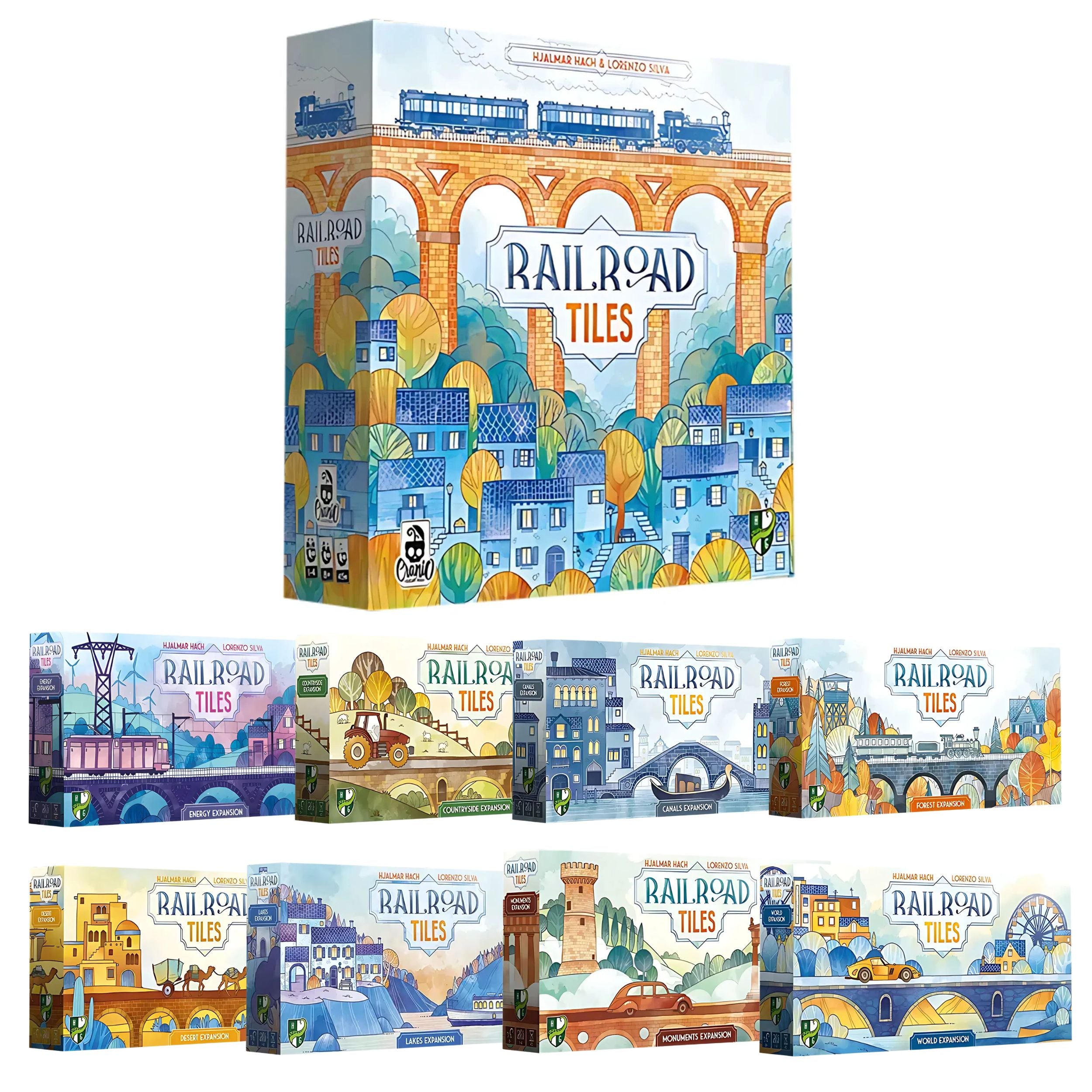 Railroad Tiles – Tile-Placement Board Game – FroGames
