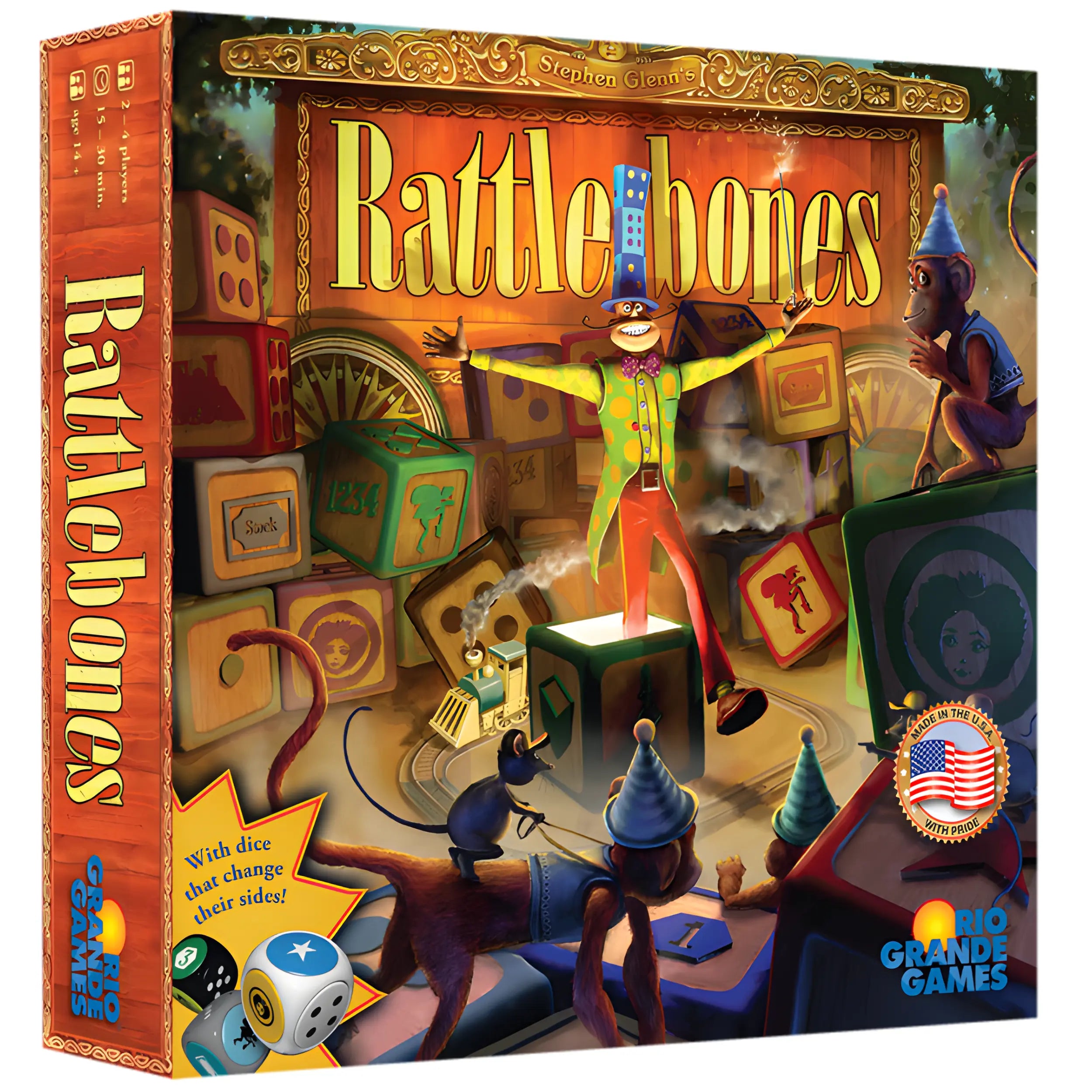 ミュージシャン The Bonez Revolutionary Dice Game Rattlebones – a board game of evolutionary dice and festival