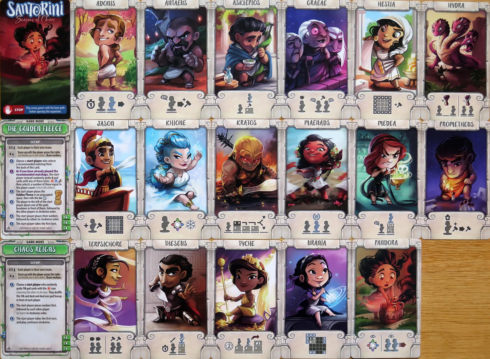 Santorini: God Pack Seasons of Chaos