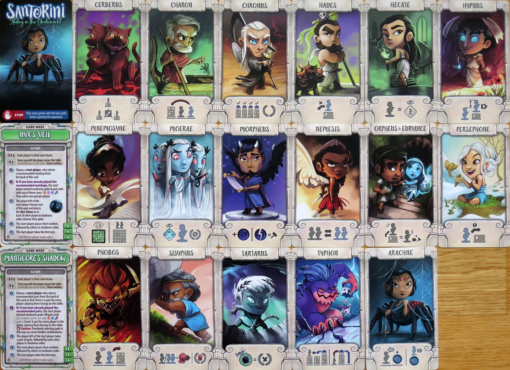Santorini: God Pack Hiding in the Underworld