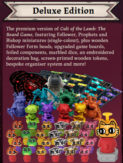 Cult Of The Lamb The Board Game Deluxe (Cult of the Lamb: The Board Game)