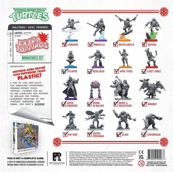 Unmatched Adventures - Teenage Mutant Ninja Turtles – Extra Toppingsv