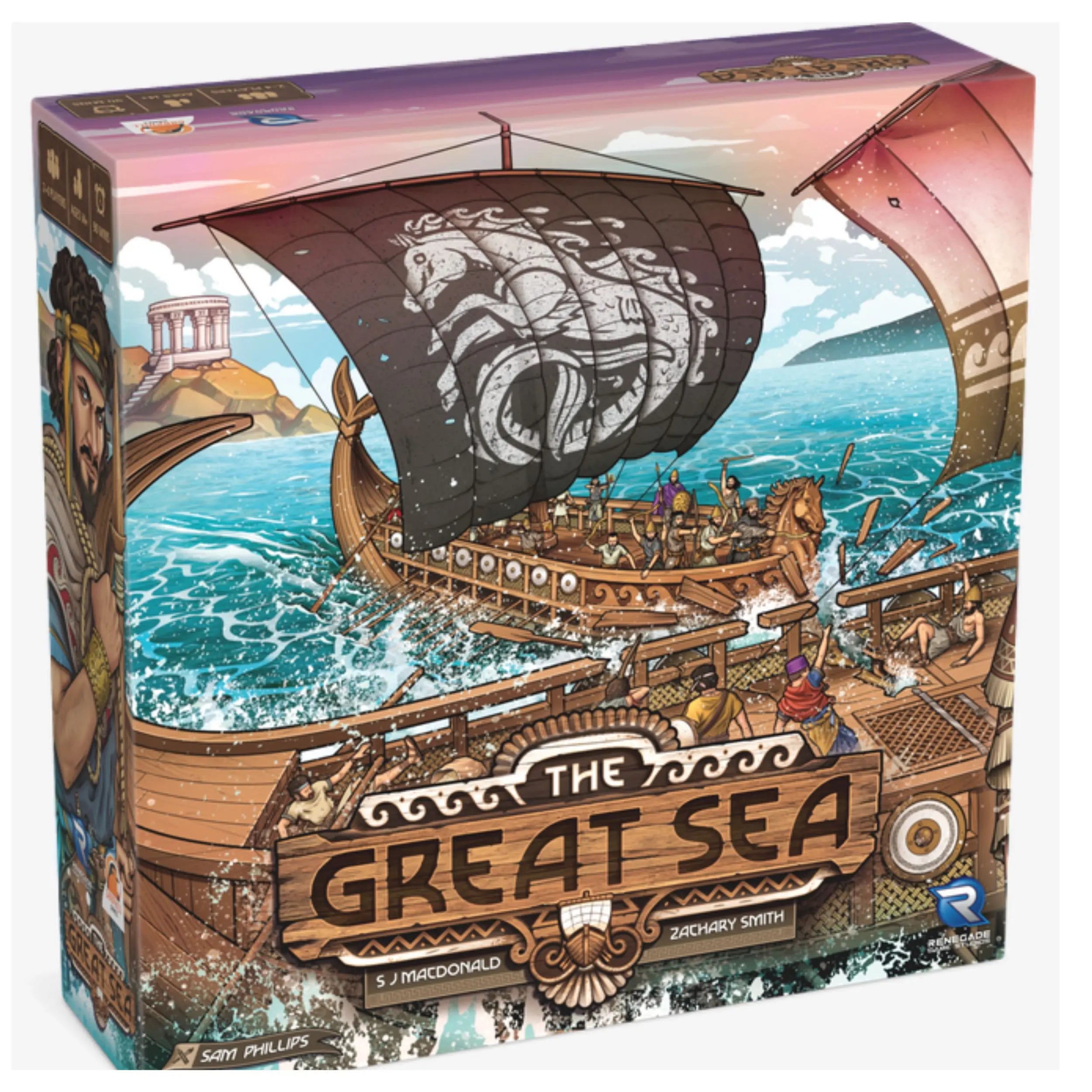The Great Sea, ancient naval strategy for 2-4 players – FroGames