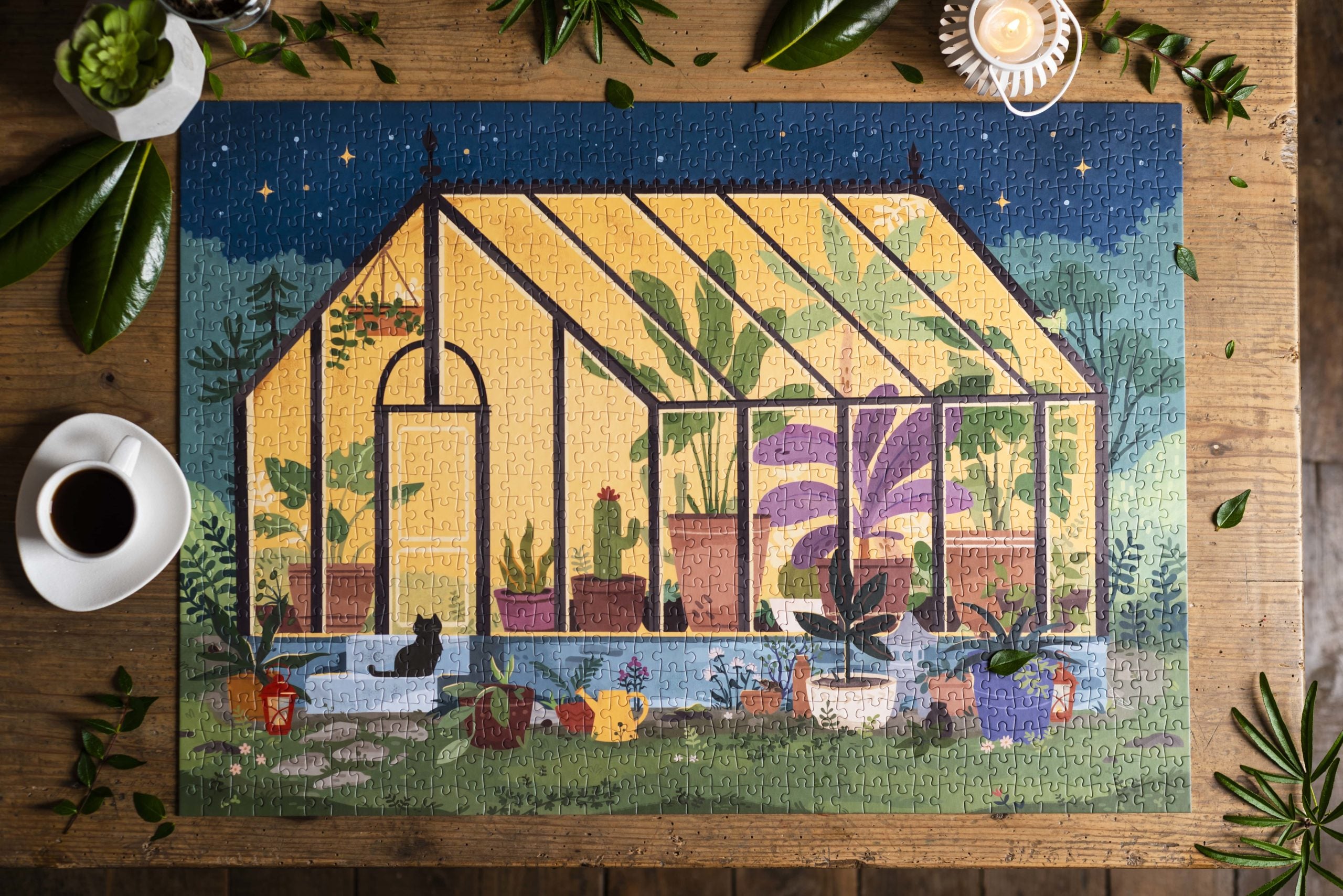 Puzzle Midnight Greenhouse 1000 pz