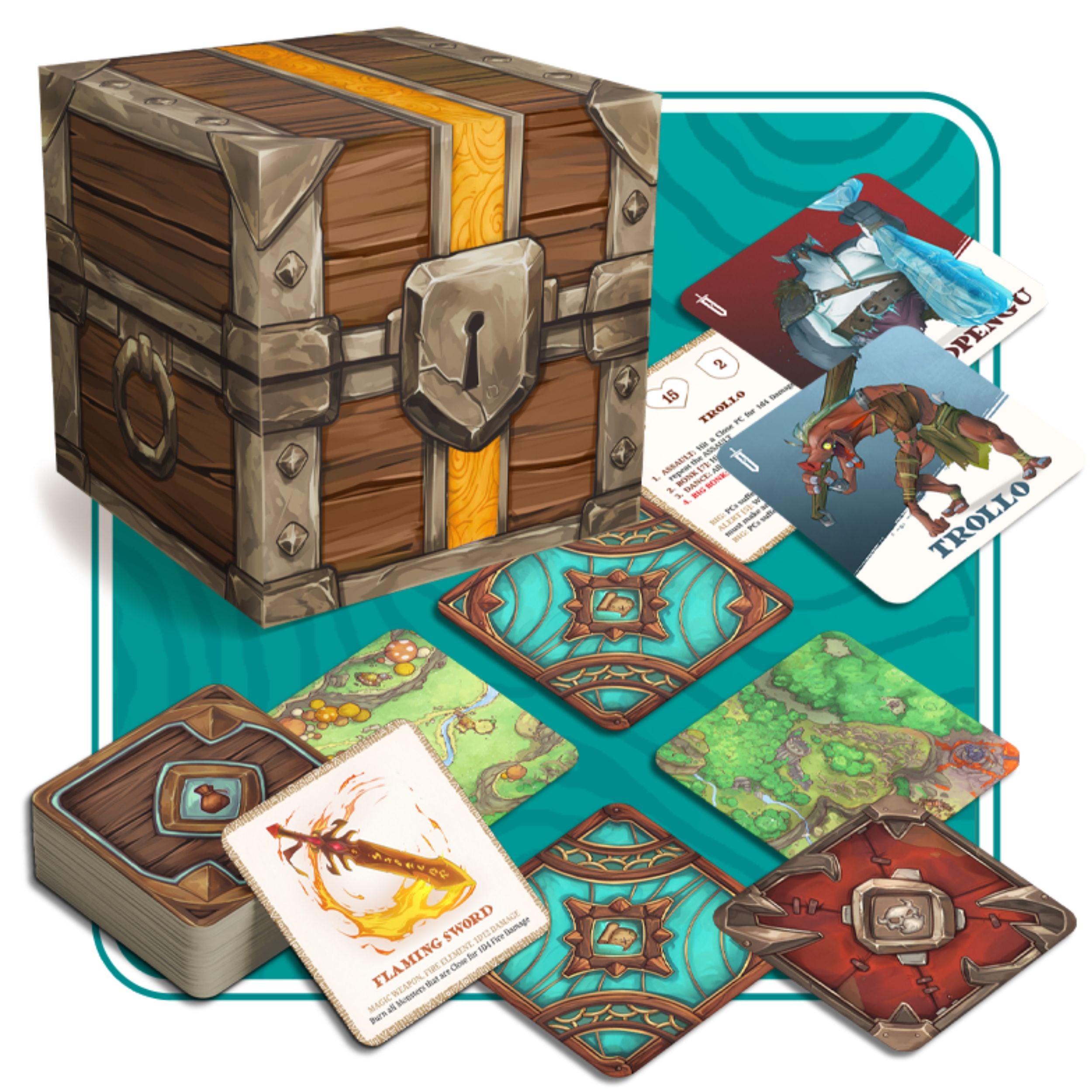 Twilight Sword RPG Card Chest