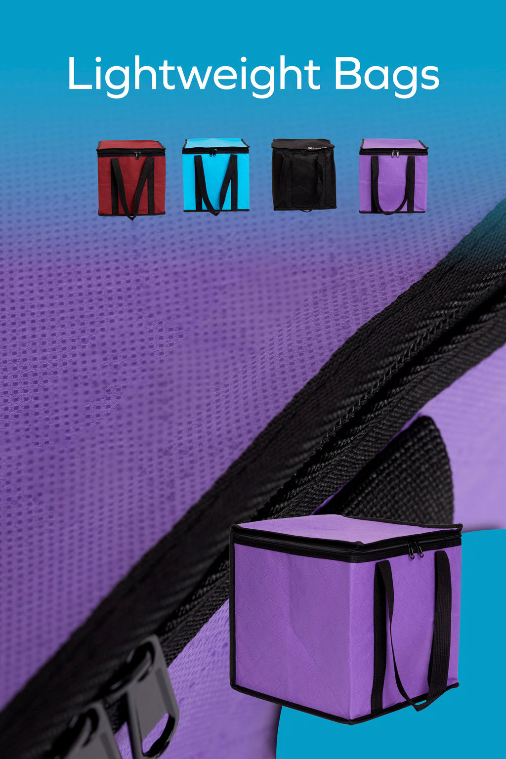 Lightweight Board Game Bags - Purple