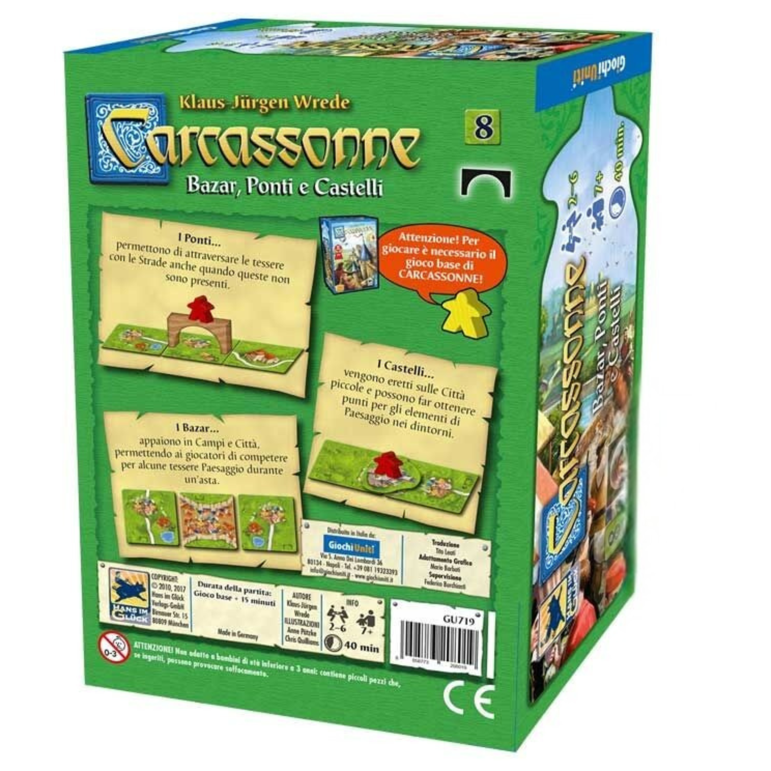 Carcassonne Bazar Ponti e Castelli - Espansione N.8