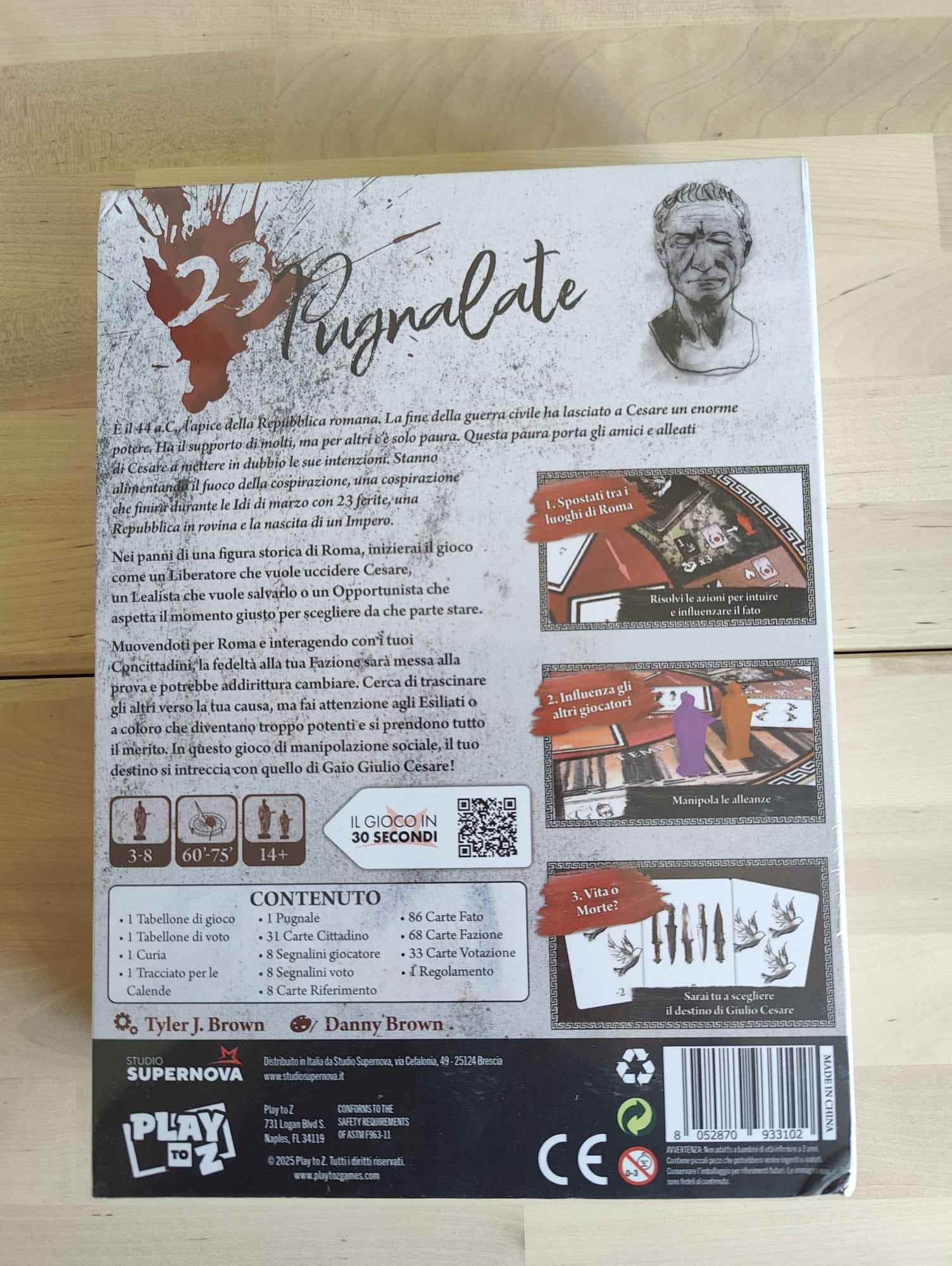 Danneggiato - 23 Pugnalate, Tradirai Giulio Cesare? - Vedere Foto