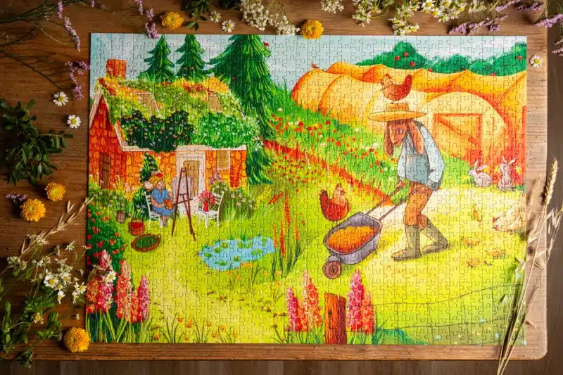 Puzzle Childhood Garden 1000 pz