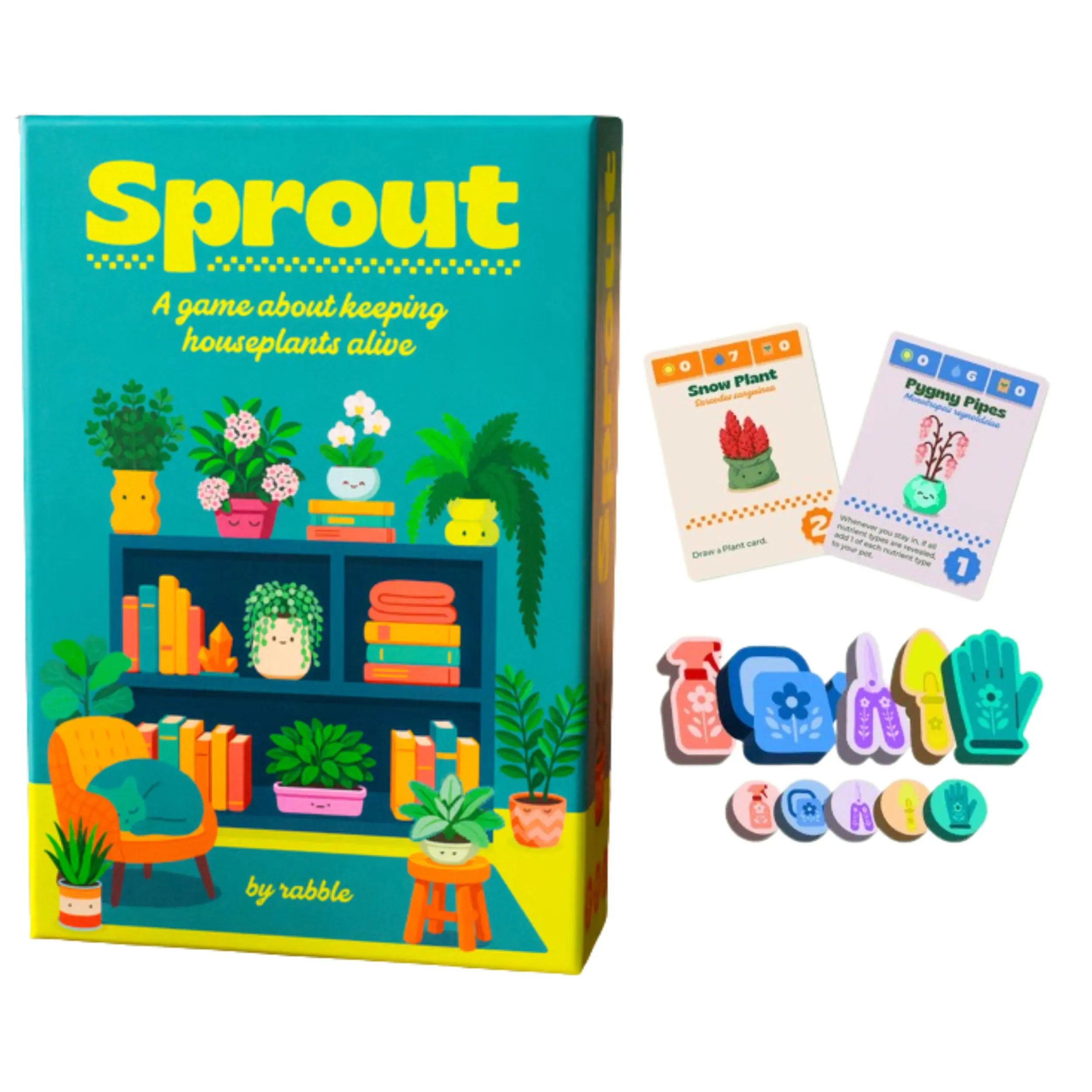 Sprout Con Omaggio Bonus Exotic Plant Cards e Upgraded Wooden Player Tokens
