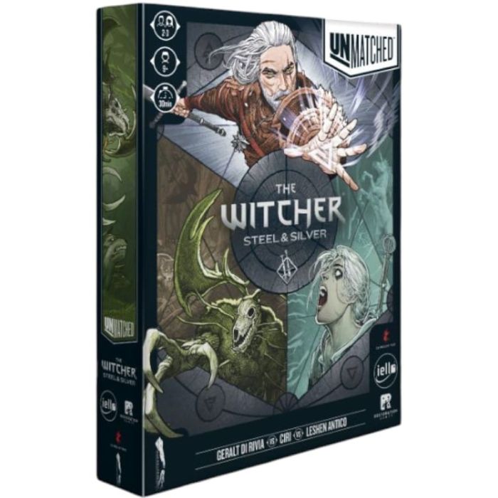 Unmatched - The Witcher Realms Fall + Steel and Silver + Miniatura |