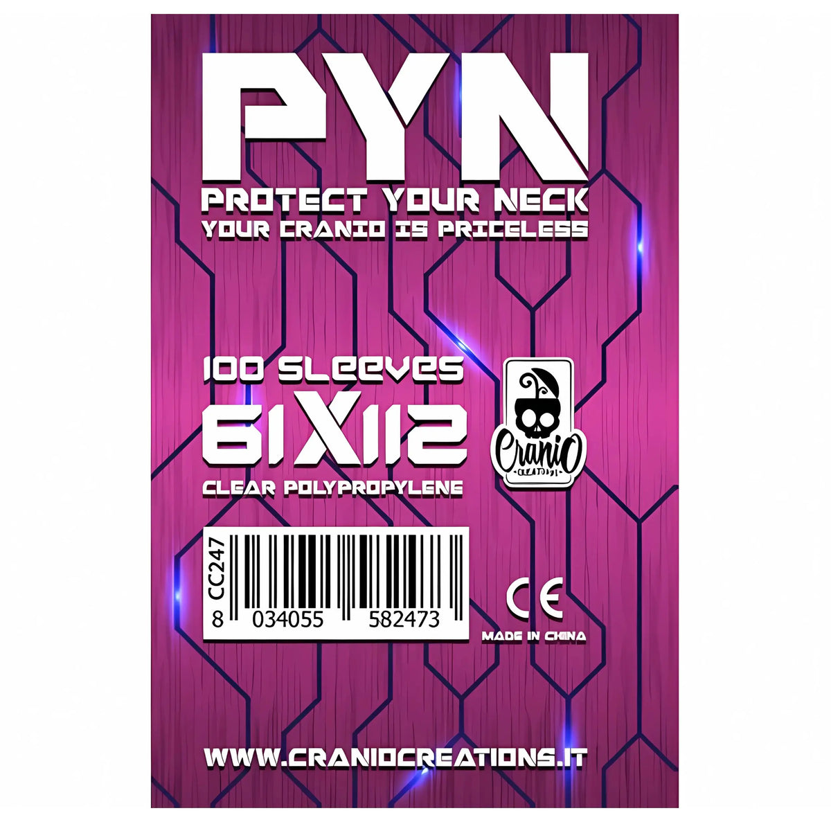 PYN Sleeves 61x112 mm – Ideal for Tarot and Tarot Cards (100 pcs) – FroGames