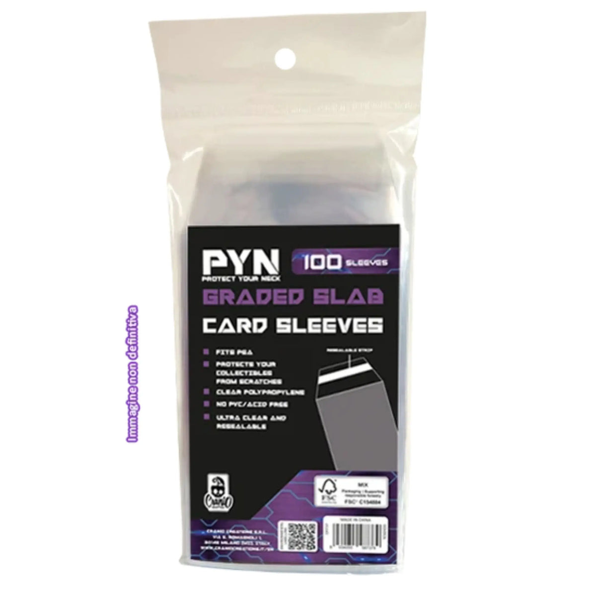 100 PYN - Resealable Graded Card Sleeves
