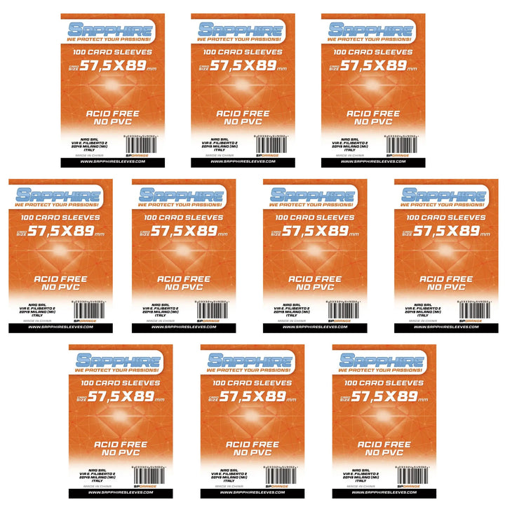 10 Pack Bustine Sapphire 57,5×89 mm – Orange