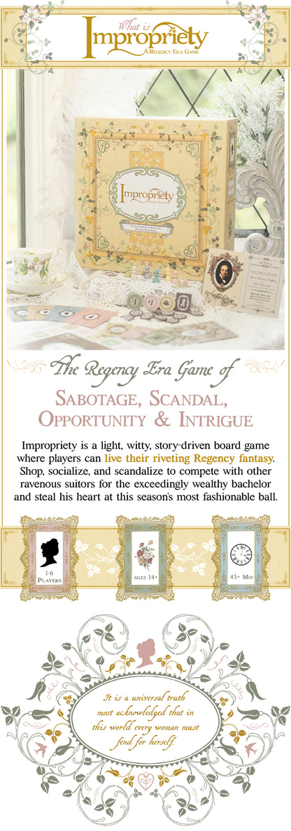 Impropriety: A Regency Era Game