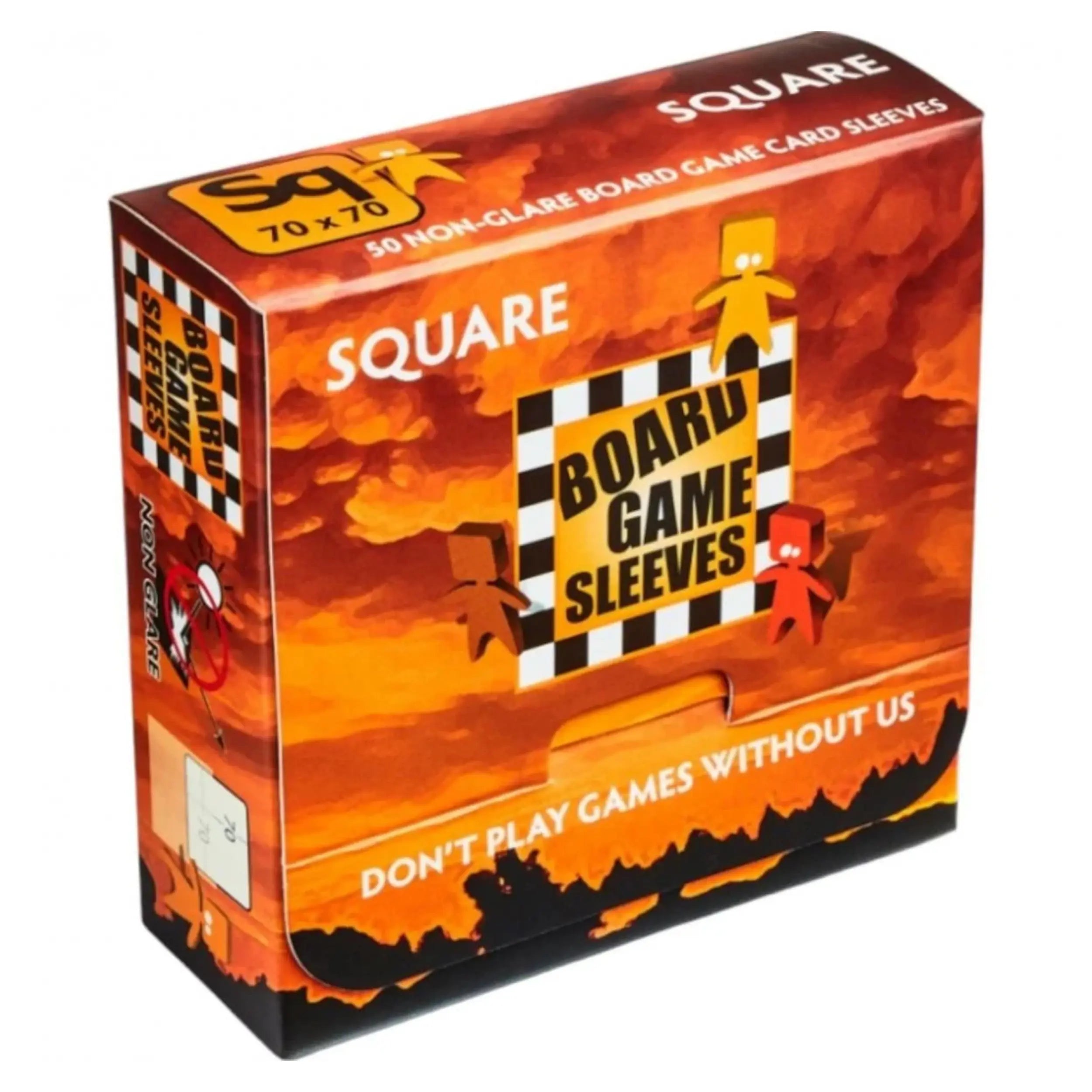 Board Game Sleeves Square 70x70 mm Non-Glare – Bustine Opache (50)