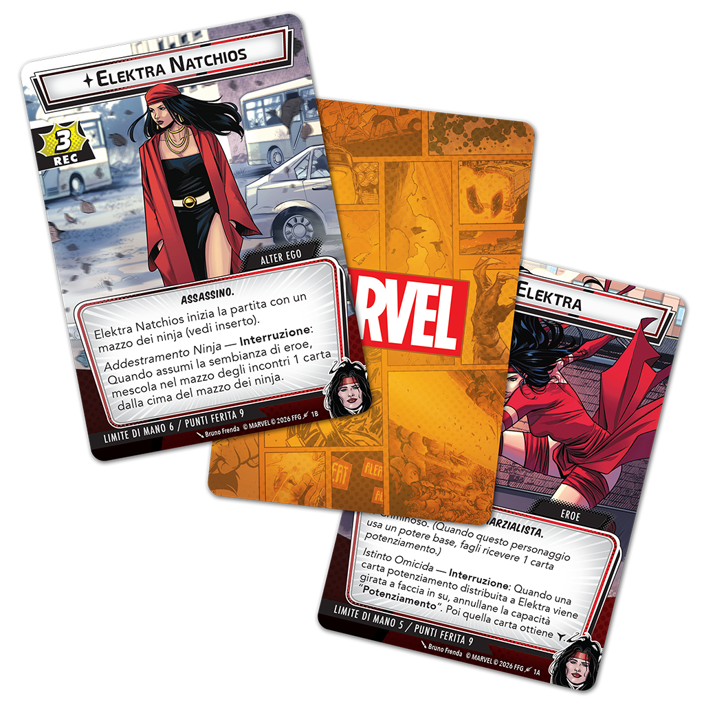 Marvel Champions LCG - Elektra (Pack Eroe)