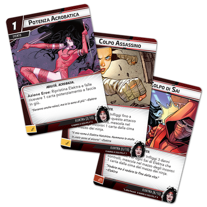 Marvel Champions LCG - Elektra (Pack Eroe)