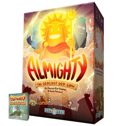 god and monsters game Almighty + Maniacs & Monsters Mini-Expansions Board Game – FroGames