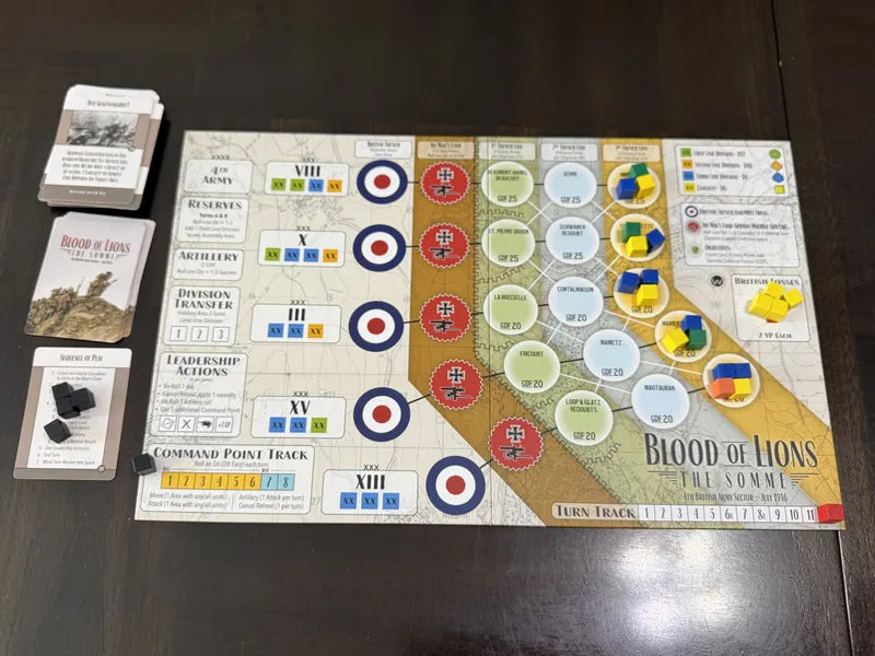 Blood of Lions - The Somme – 4th British Amy Sector - July 1916