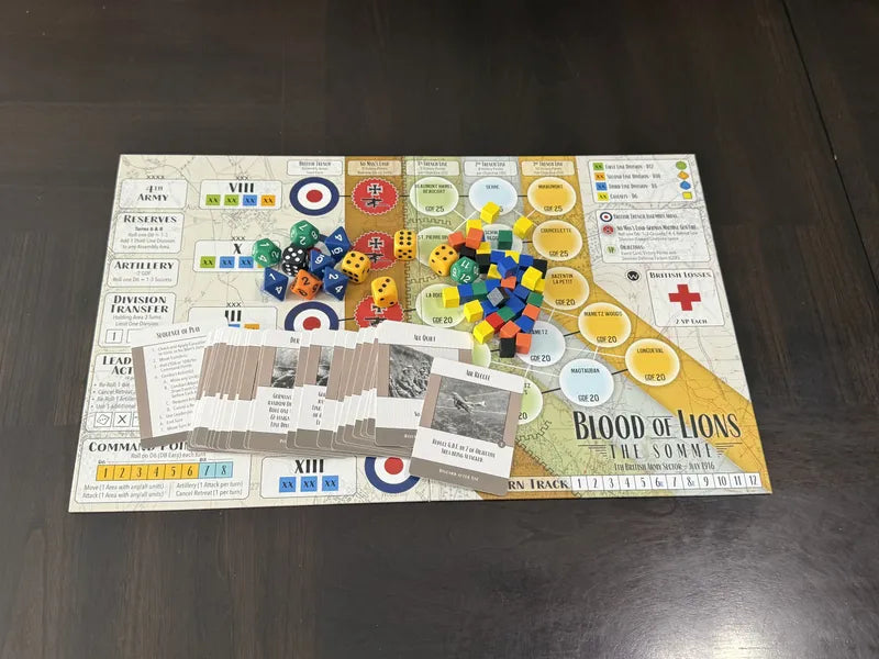 Blood of Lions - The Somme – 4th British Amy Sector - July 1916