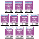 Bustine Sapphire 56 × 87 mm – Viola (10 Pack) (56x87)