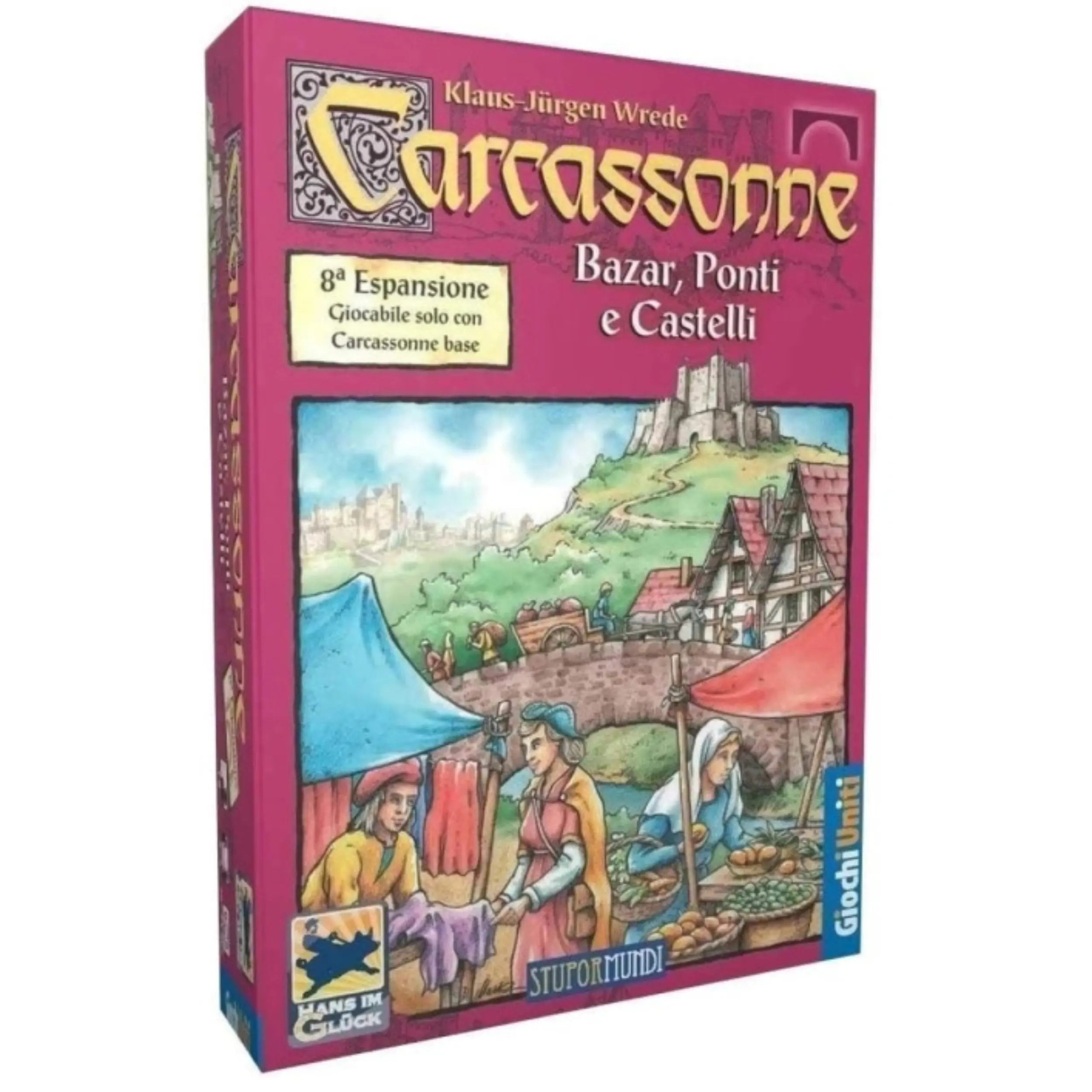 Carcassonne Bazaar Bridges and Castles - Expansion No. 8