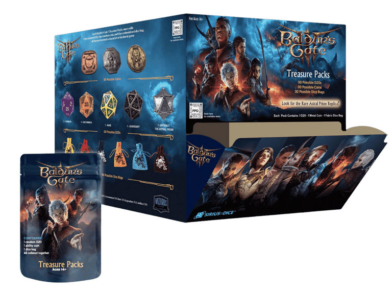 D&D Baldurs Gate 3 Treasure Blind Box