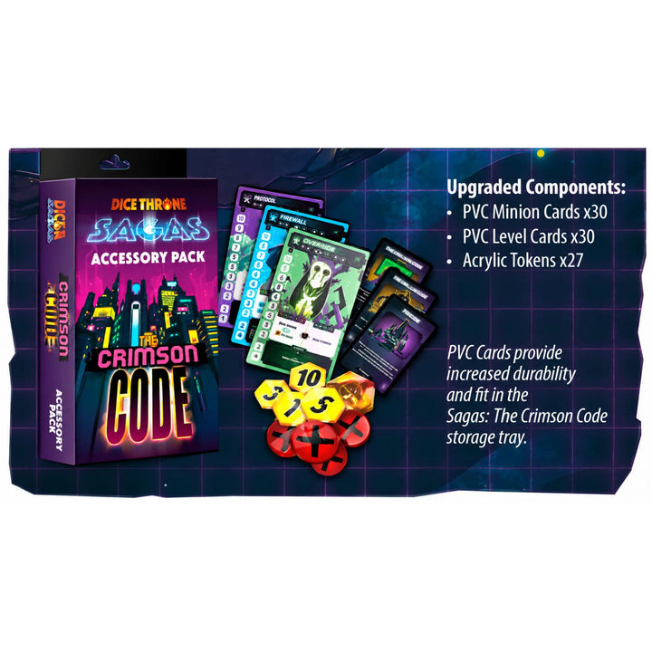 Dice Throne Accessory Pack Crimson Code