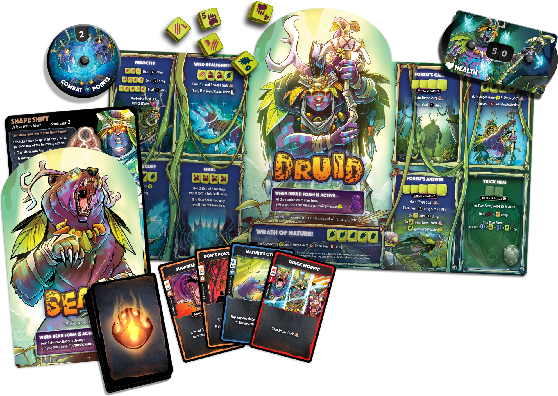 Dice Throne Hero Pack Druid