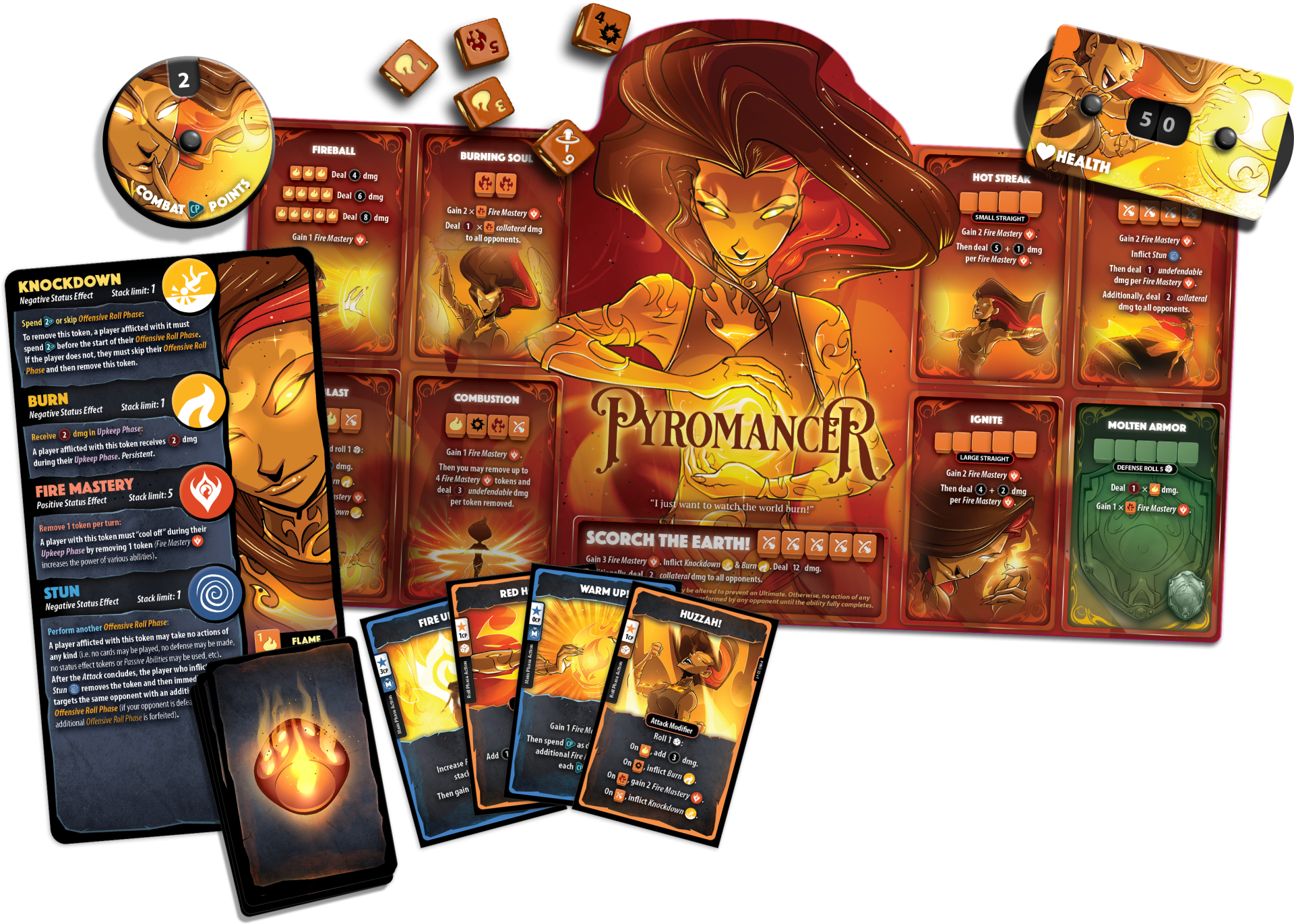 Dice Throne Hero Pack Pyromancer