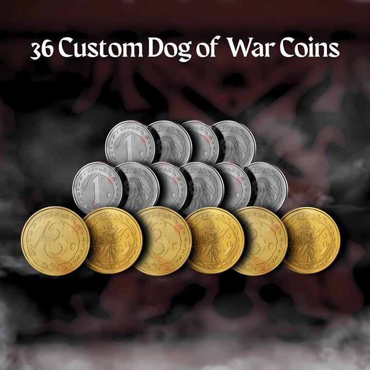 Dogs of War Deluxe Custom Metal Coins